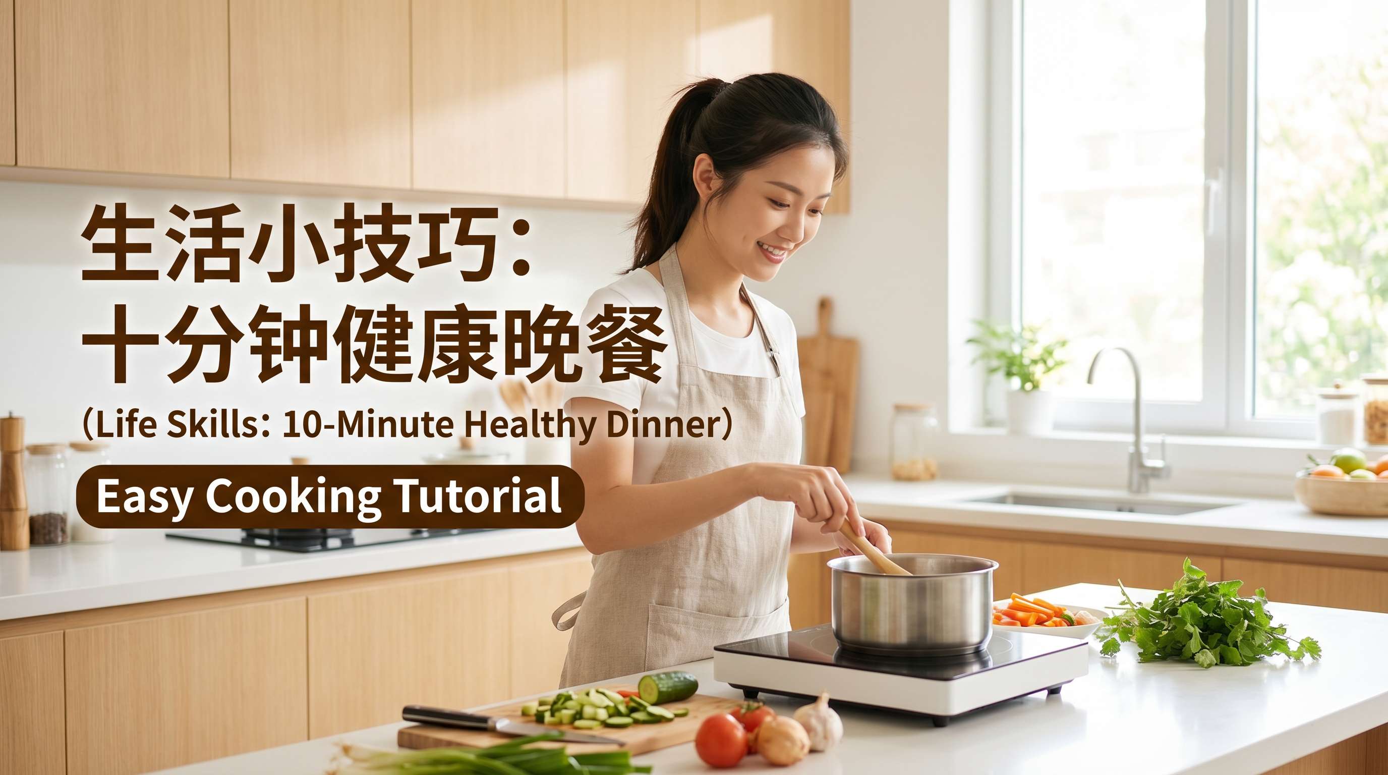 菠萝视频生活技能视频教程：十分钟健康晚餐烹饪教学，www.92th5x.cn